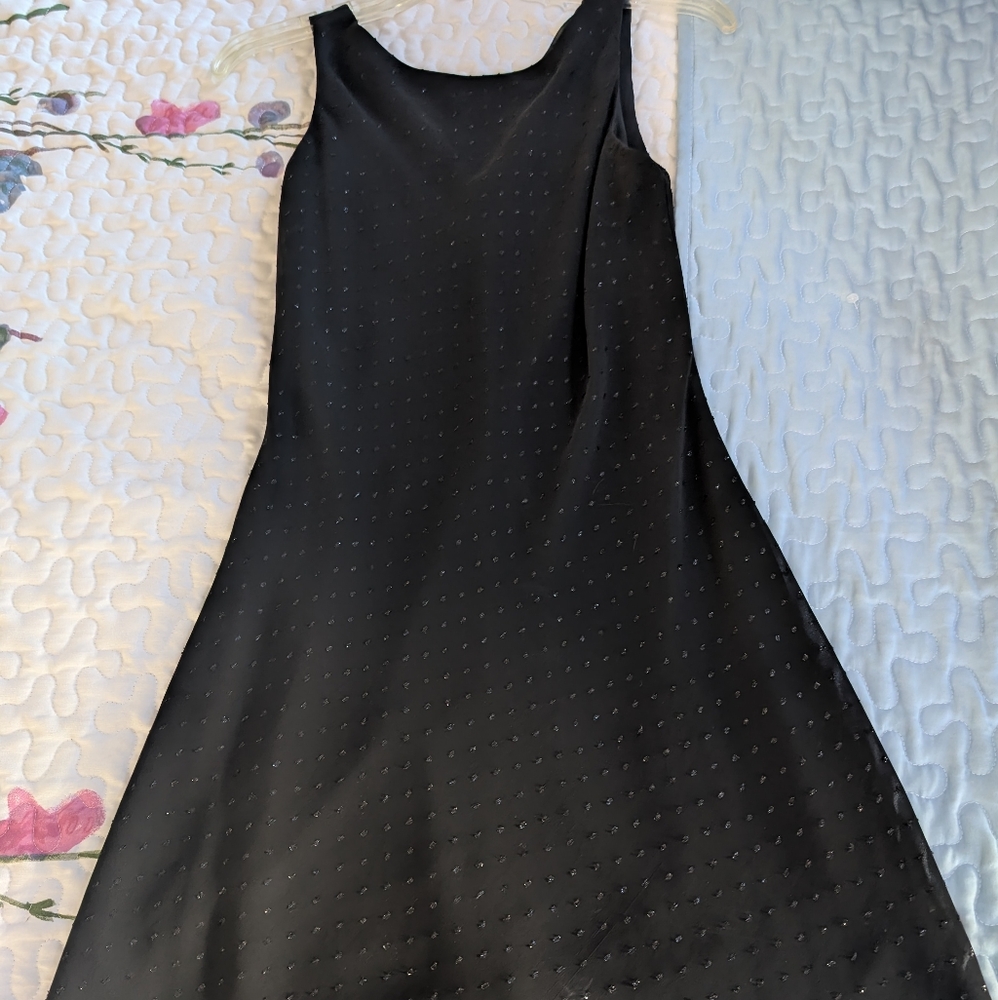 Jump Black Textured Midi Dress